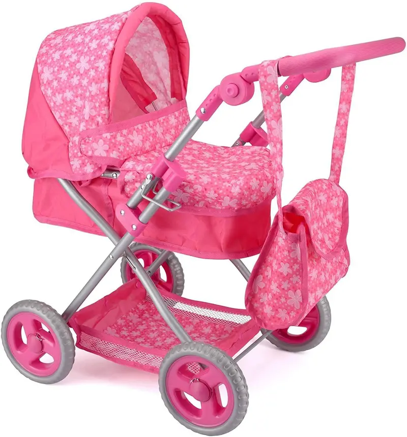 Toyrific Snuggles Deluxe Doll Stroller – Premium Fabric & Foldable Design 1