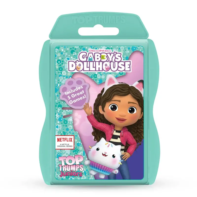 Trumps Junior: Gabby’S Dollhouse Quiz Card Game 1