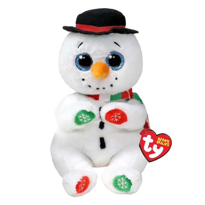 Ty Beanie Babies Bellies Christmas Snowman Plush – 15Cm 1