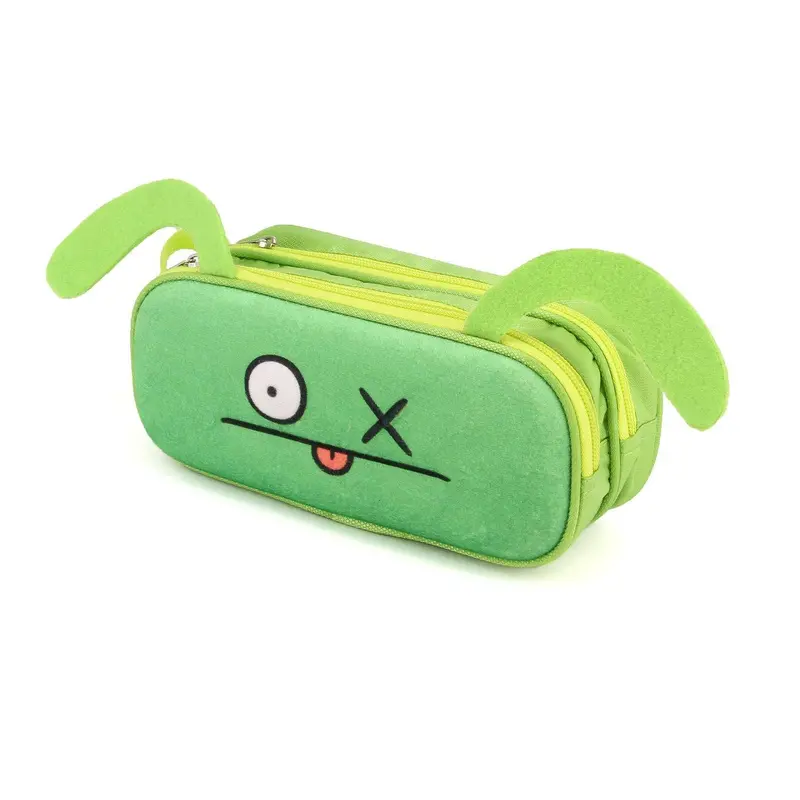 Ugly Dolls Ox Double Compartment Pencil Case – 22 Cm Lime Green Organizer 1