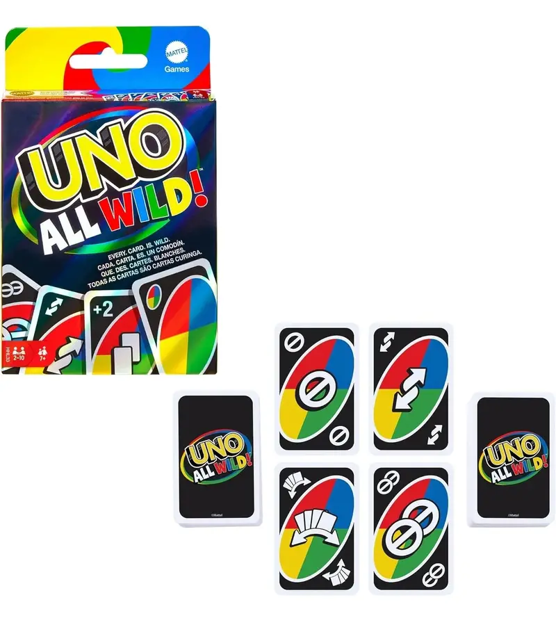 Uno All Wild Card Game – Expanded Deck Edition 1