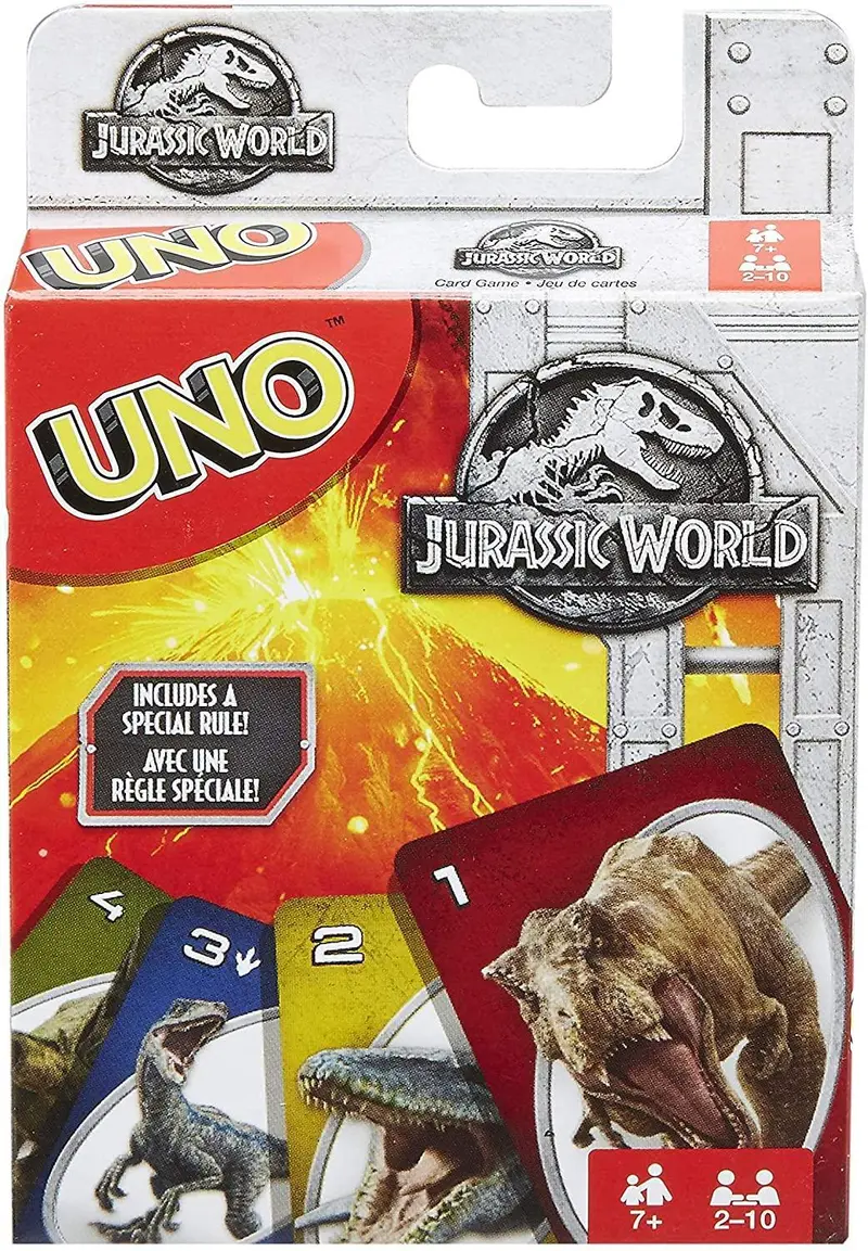 Uno Jurassic World Dominion Card Game 1