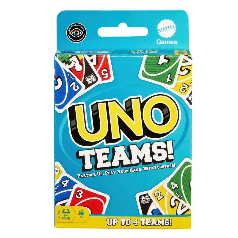 Uno Teams Card Game – Cooperative Matching Edition 1