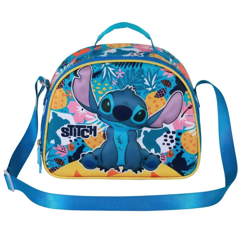 Vibrant 3D Stitch Lunch Bag – Insulated Carryall For Kids 1