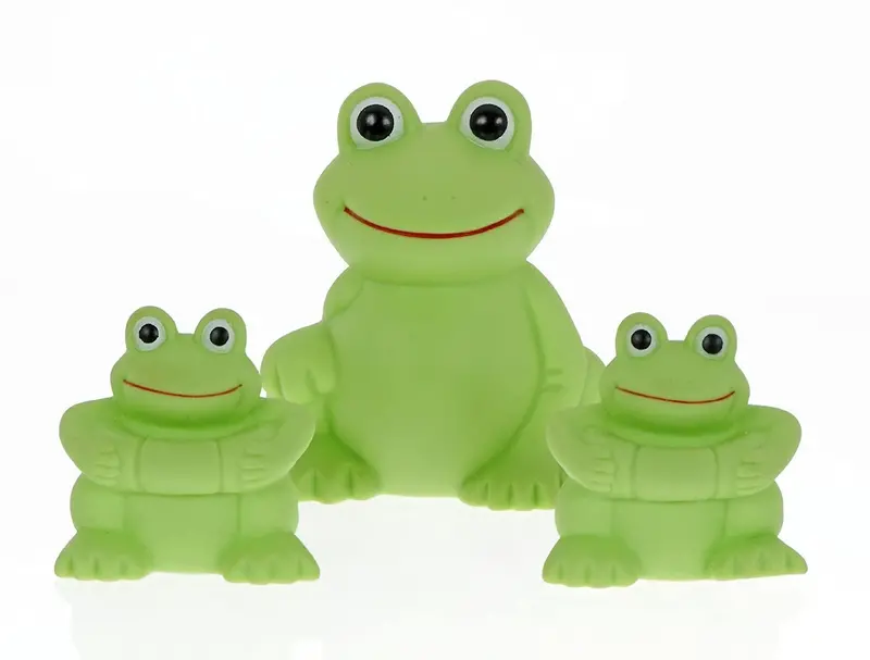 Vital Baby Splash Squirt & Splash Frog Bath Toys (3-Pack) 1