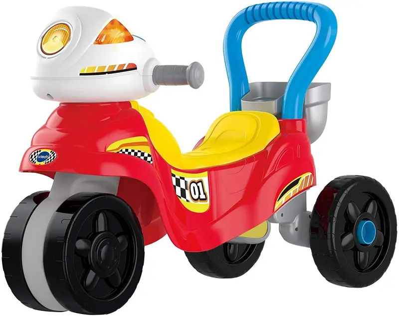 Vtech 3-In-1 Ride-With-Me Motorbike – Convertible Balance Bike, Scooter, And Walker For Toddlers 1