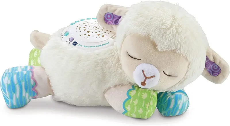 Vtech 3-In-1 Starry Skies Sheep Soother With Nightlight And Lullabies 1