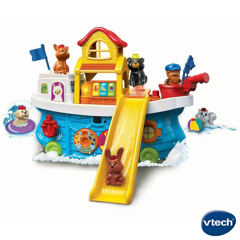 Vtech Animal Friends Boat – Floating Bath Toy With Sounds 1