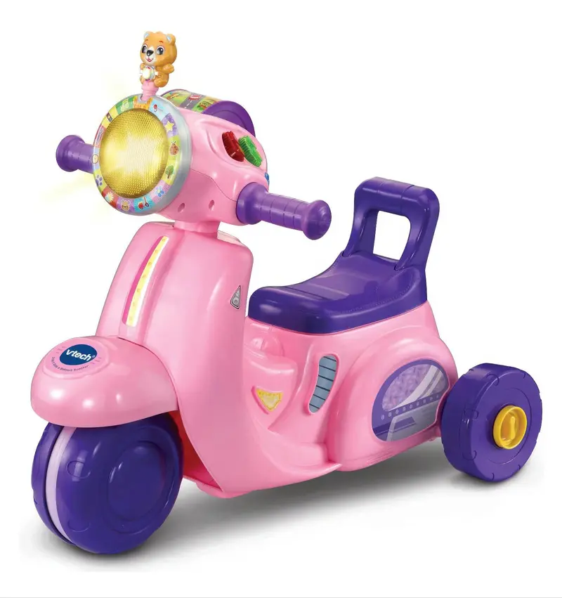 Vtech Baby 2-In-1 Ride-On & Balance Scooter – Pink Toddler Model 1