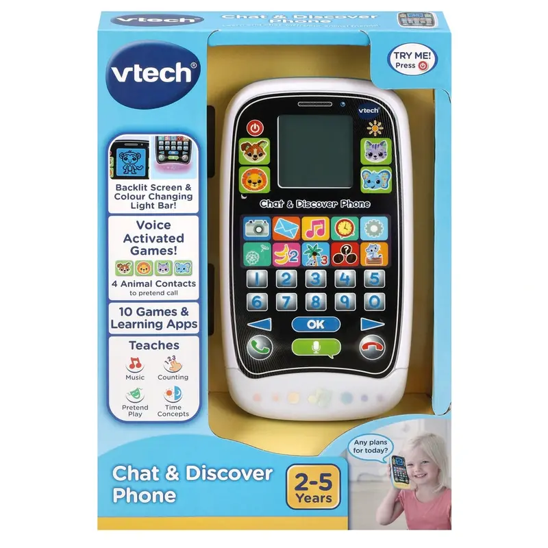 Vtech Chat & Discover Learning Phone For Toddlers 1