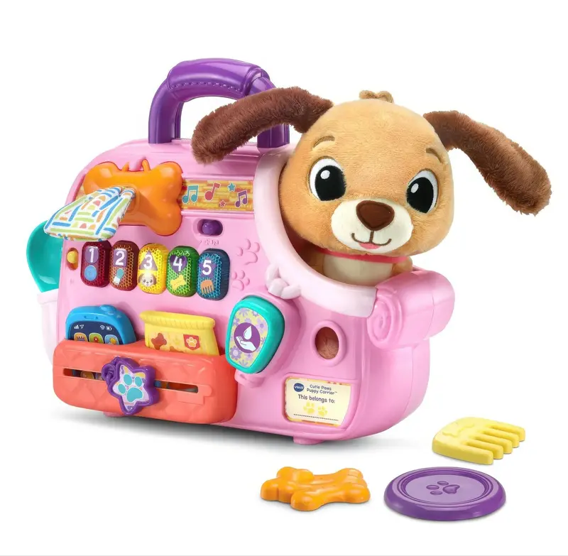 Vtech Cutie Paws Interactive Puppy Carrier For Toddlers 1