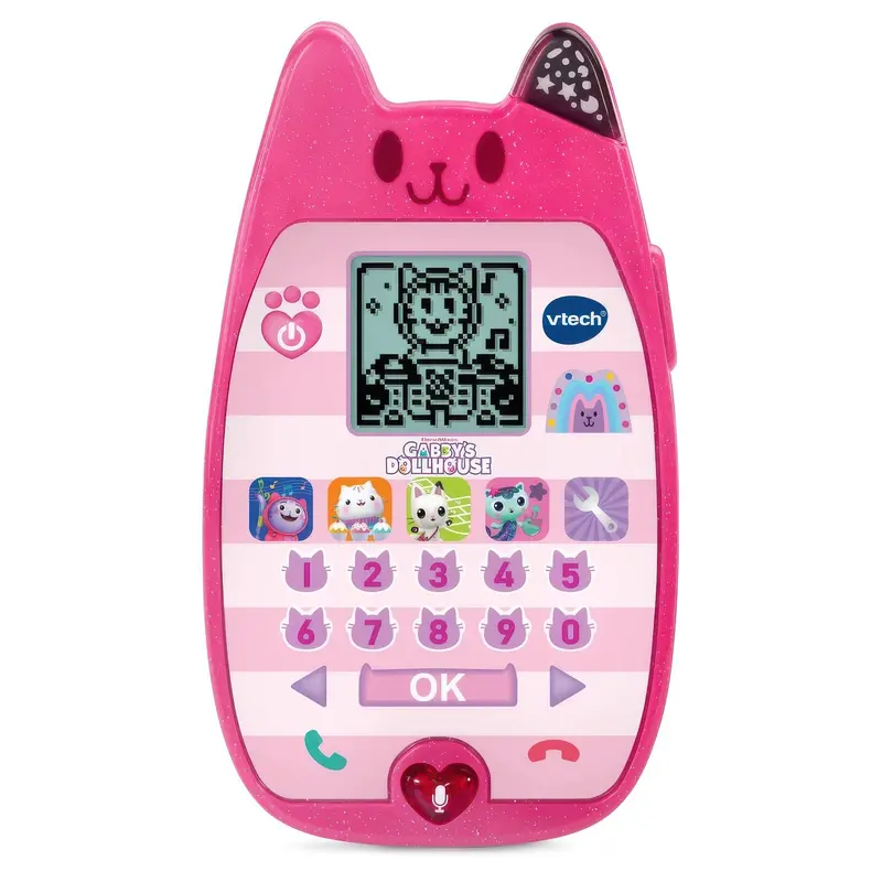 Vtech Gabby’S Dollhouse Meow-Zing Talking Phone Toy 1
