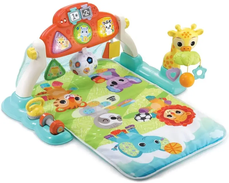 Vtech Kick & Score Play Gym – Interactive Baby Activity Mat With Sports Theme 1