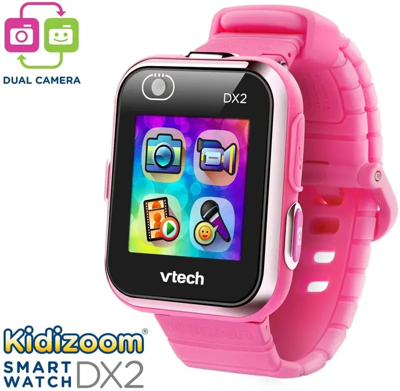 Vtech Kidizoom Smartwatch Dx2 – Pink Touchscreen Camera Watch For Children 1