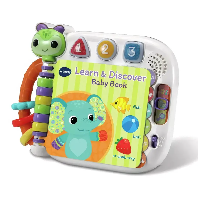 Vtech Learn & Discover Baby Book – Interactive First Words & Sounds Book 1