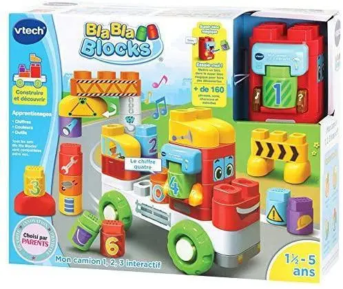 Vtech My Interactive Truck 1,2,3 – Stem Learning Building Toy For Toddlers 1