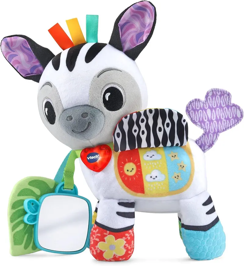 Vtech On-The-Go Soft Zebra Sensory Toy 1