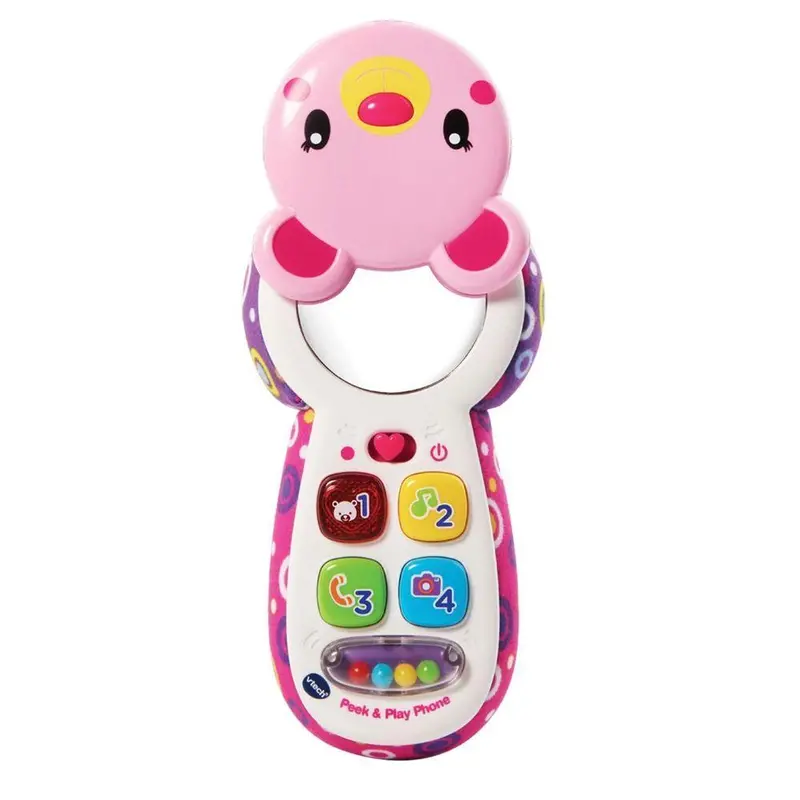Vtech Peek & Play Phone – Pink Edition With Interactive Features For Toddlers 1