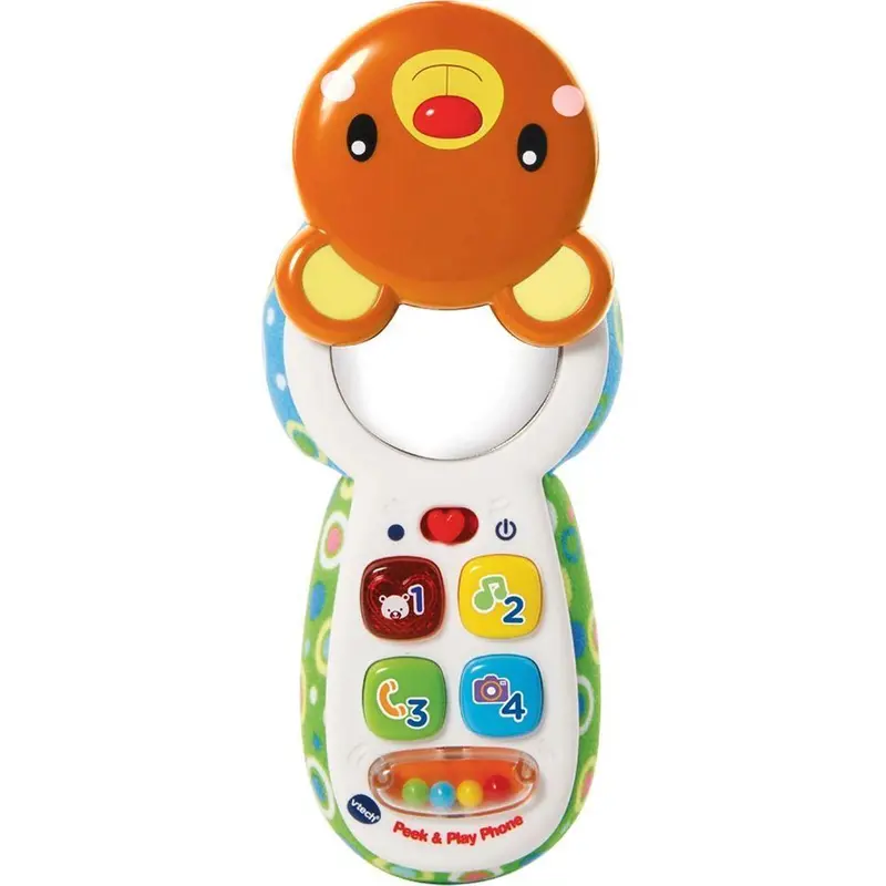 Vtech Peek & Play Phone – Talking Learning Toy With Light-Up Buttons And Songs 1