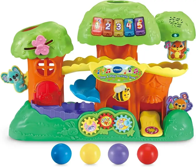 Vtech Pop & Play Baby Activity Tree For Tummy Time 1