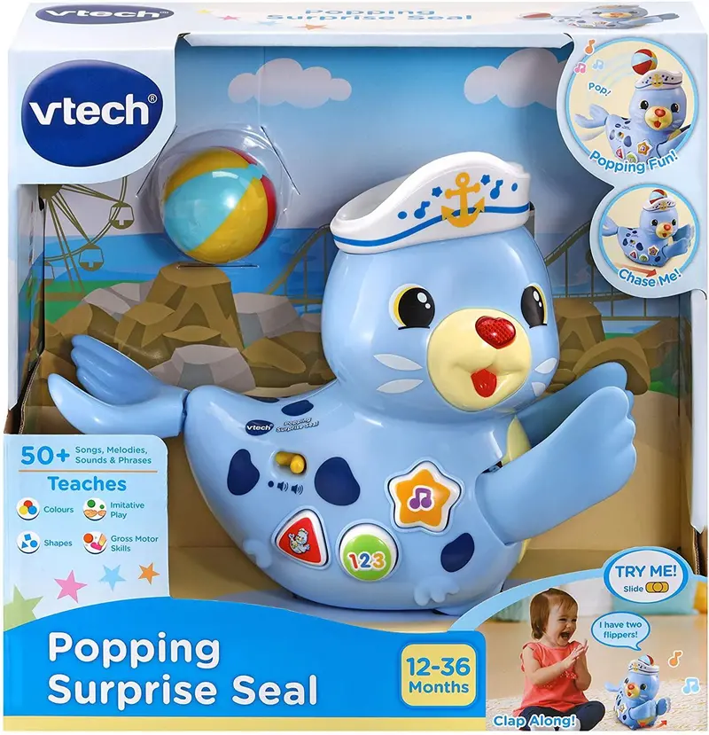 Vtech Popping Surprise Seal Interactive Baby Toy 1