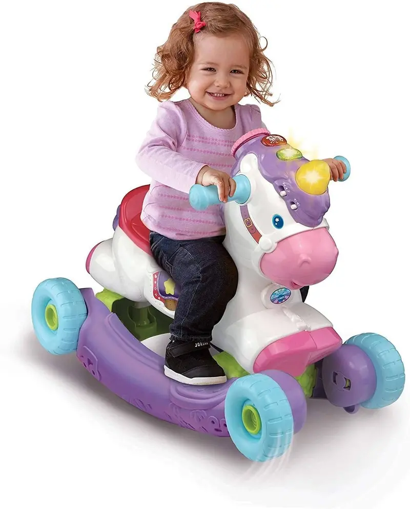 Vtech Rock & Ride Unicorn Ride-On Toy For Babies And Toddlers 1