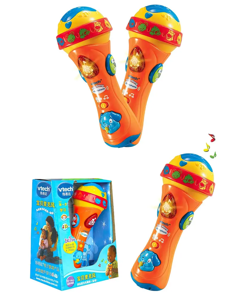Vtech Sing-Along Microphone – Karaoke Toy For Early Language Development 1
