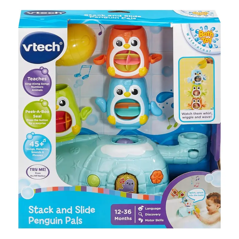 Vtech Stack & Slide Penguin Pals Learning Toy – Motor Skills Development 1