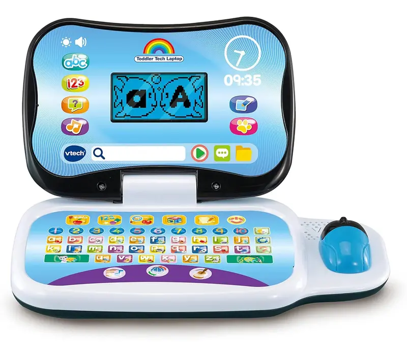 Vtech Toddler Tech Laptop – Blue Educational Touchscreen Device 1