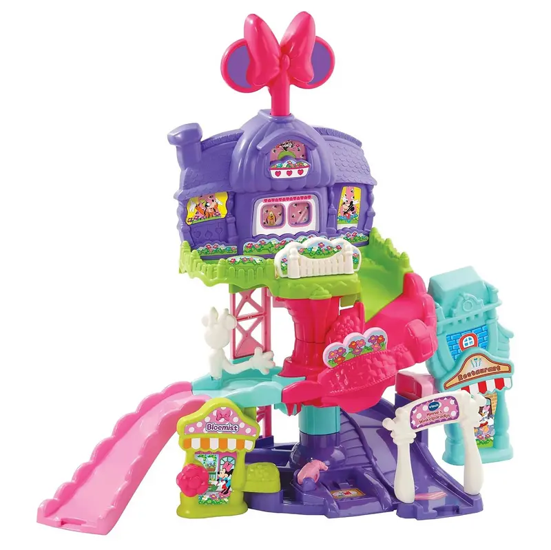 Vtech Toot Toot Cars Disney Minnie’S Shopping Paradise Track Set 1
