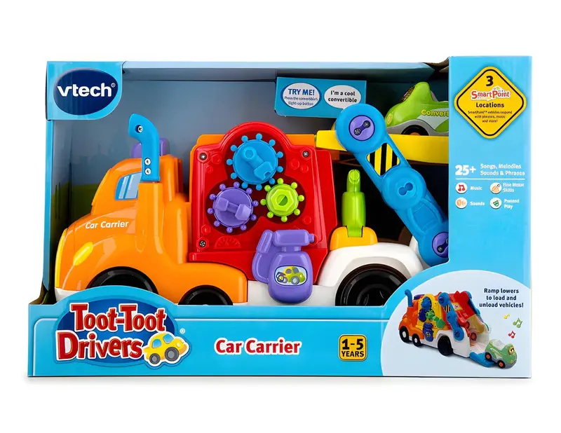 Vtech Toot-Toot Drivers Car Carrier – Rolling Playset For Toddlers 1