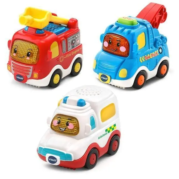Vtech Toot-Toot Drivers Emergency Vehicles Set – 3-Piece Interactive Toy 1