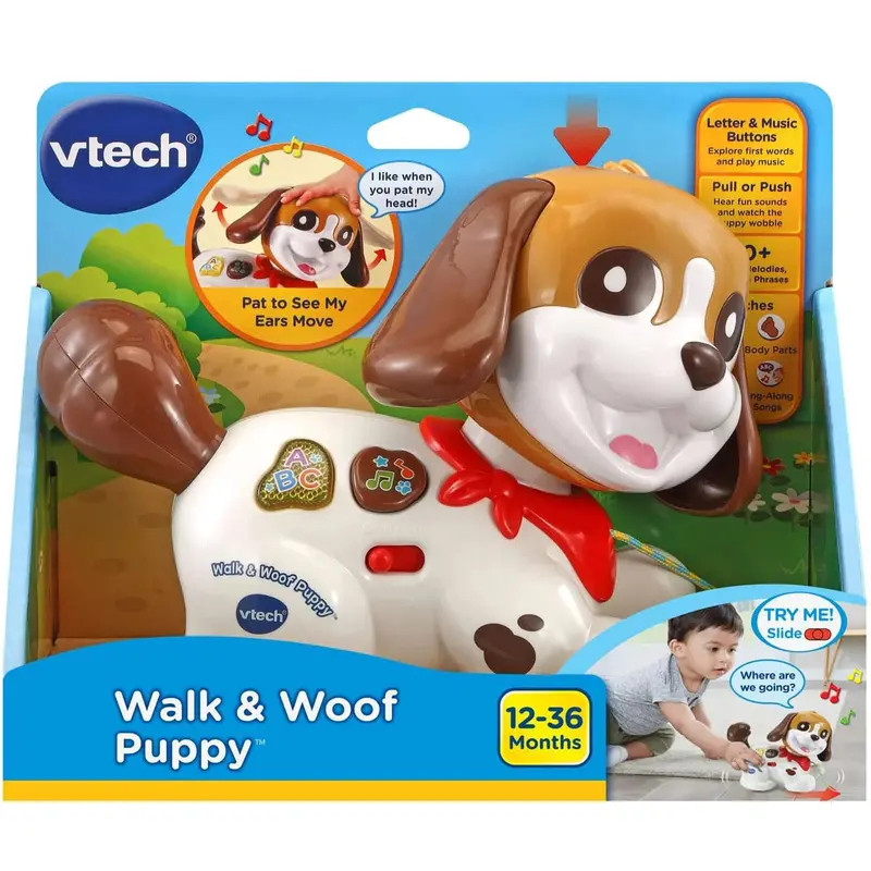 Vtech Walk & Woof Puppy – Interactive Walking Pet Toy With Sounds 1