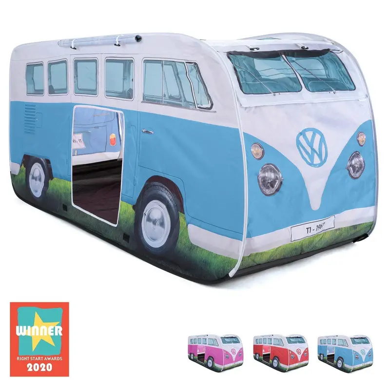 Vw Kids Pop-Up Tent – Dove Blue Compact Play Tent 1