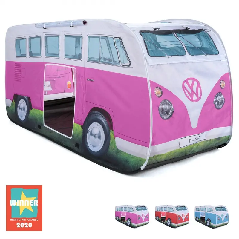 Vw Kids Pop-Up Tent – Pink Portable Play Shelter 1