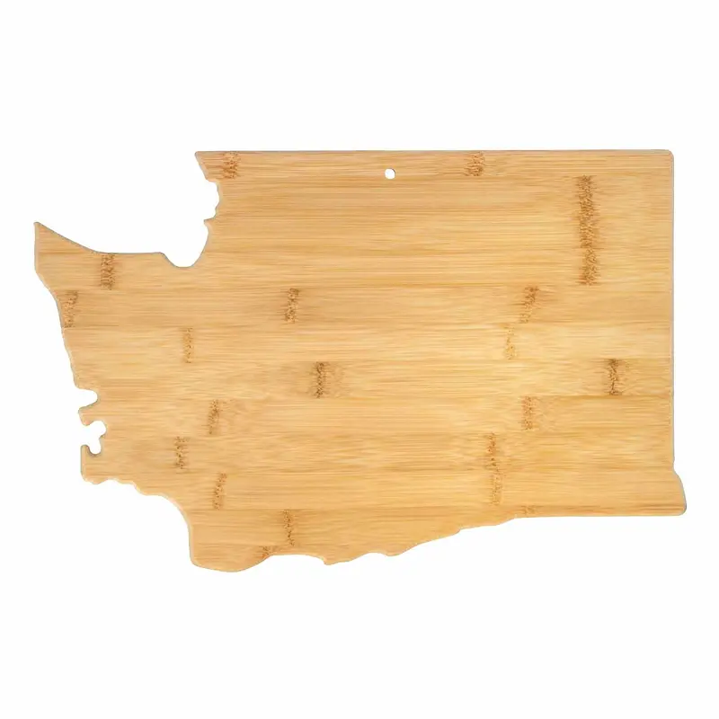 Washington Rustic Cutting Board – 15.5" X 10" Handcrafted Wood Prep Board 1
