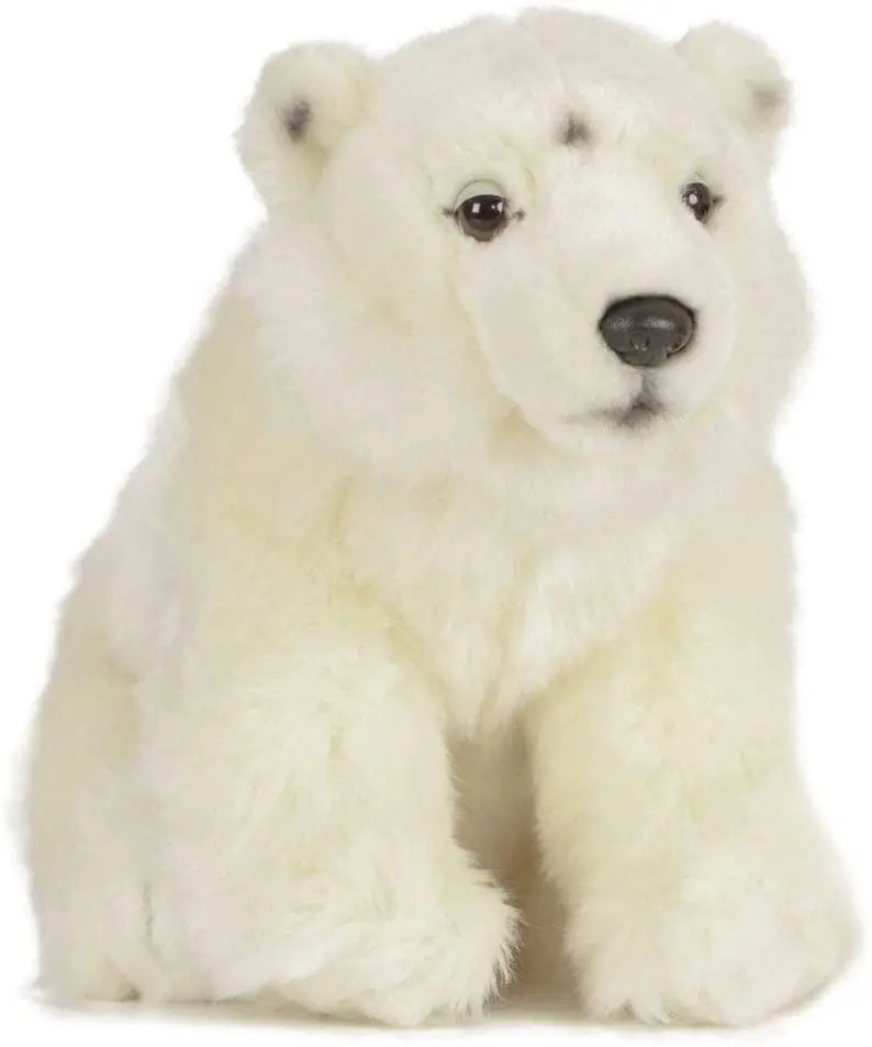 White Polar Bear Plush Toy – 23Cm Living Nature Cuddly Stuffed Animal 1