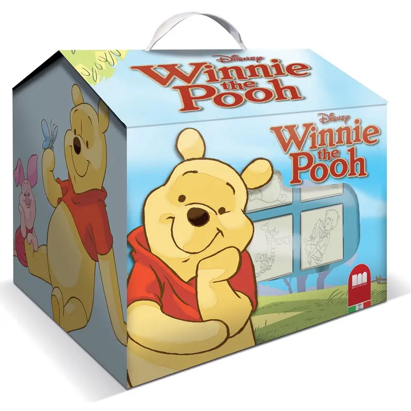 Winnie The Pooh House Colouring And Stamp Set – Disney 1