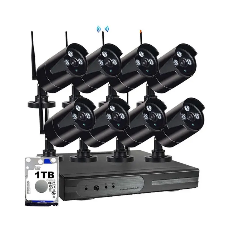 Wireless Outdoor Security Camera System With Night Vision 1