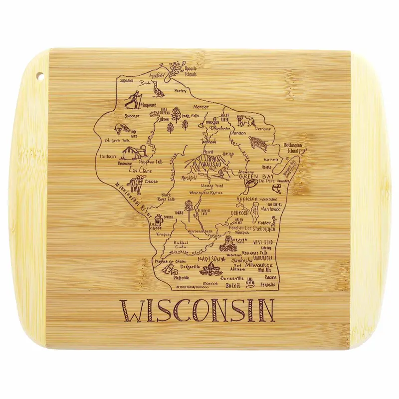 Wisconsin-Inspired Small Cutting Board – 11" X 8.75" 1