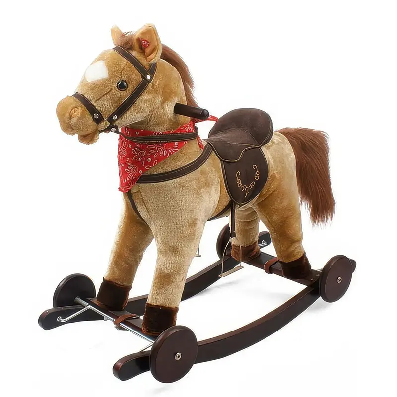 Wooden Rocking Horse – Berlin Design, Hand-Painted Finish 1