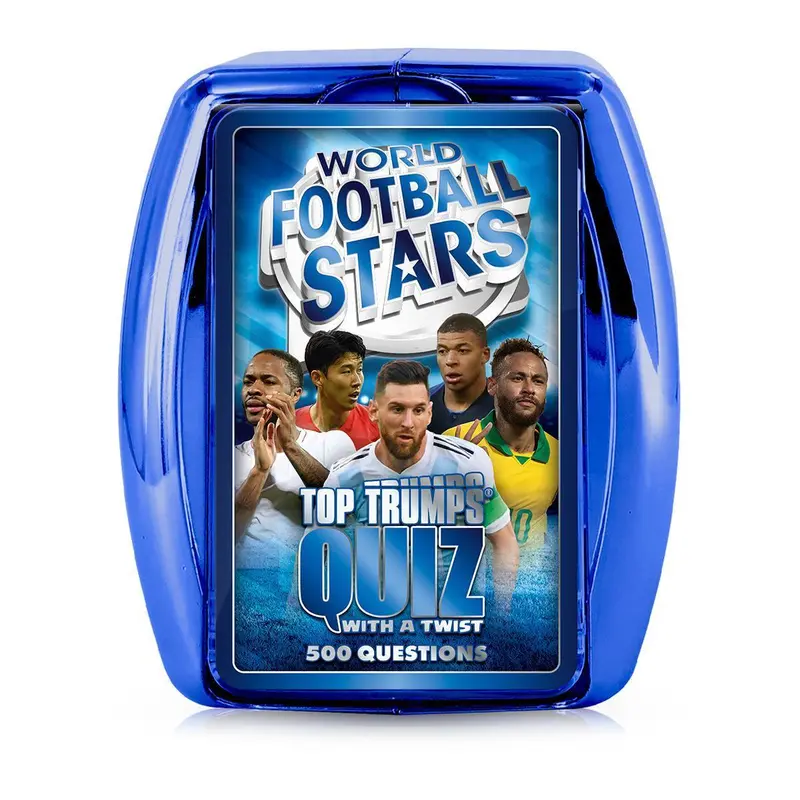World Football Stars Blue Top Trumps Card Game – Trivia Challenge 1