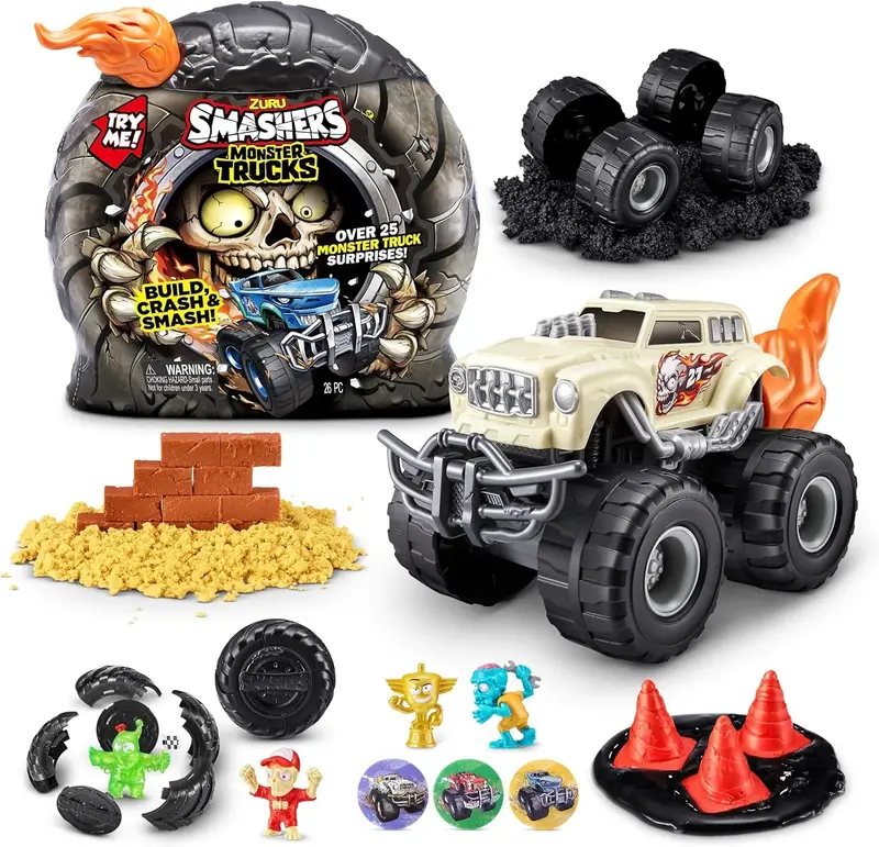 Zuru Smashers Surprise-Monster Skull Truck Playset With Interactive Features 1